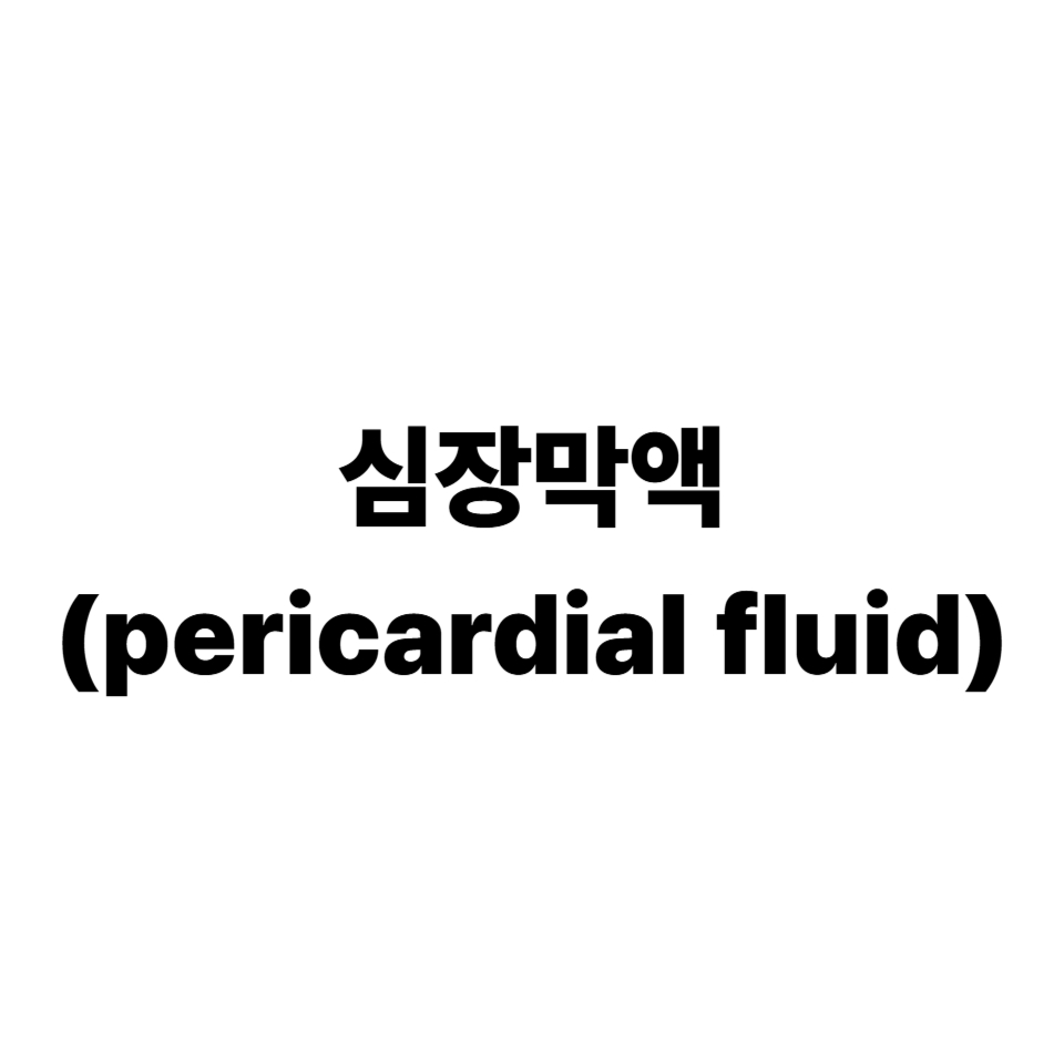 심장막액