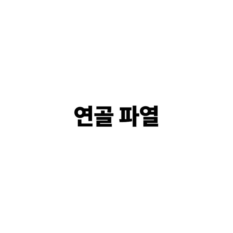 연골 파열