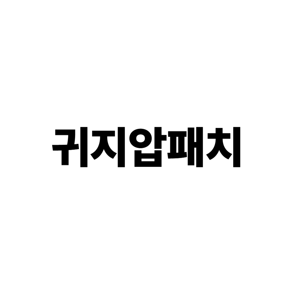 귀지압패치