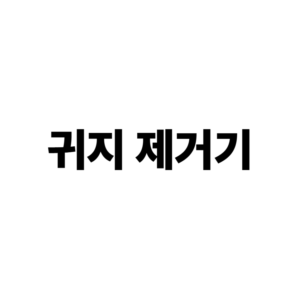 귀지 제거기