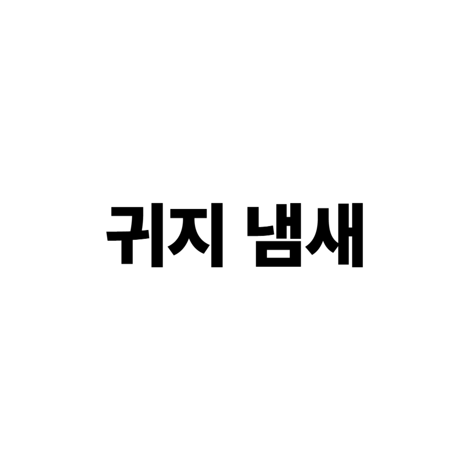 귀지 냄새